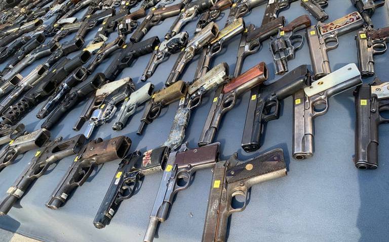 Desarticulan célula dedica al tráfico de armas