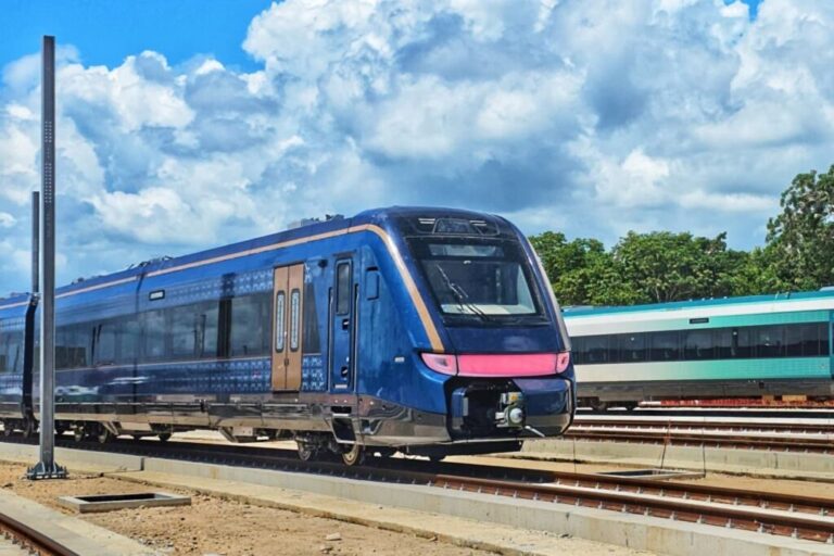 Descarrila un vagón del Tren Maya en la estación Izamal en Yucatán