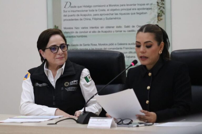 Presentan diagnóstico de protección civil en Chilpancingo y Acapulco, Guerrero
