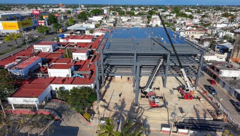 Reporte avance del 42% construcción del nuevo Hospital General del ISSSTE en Chetumal