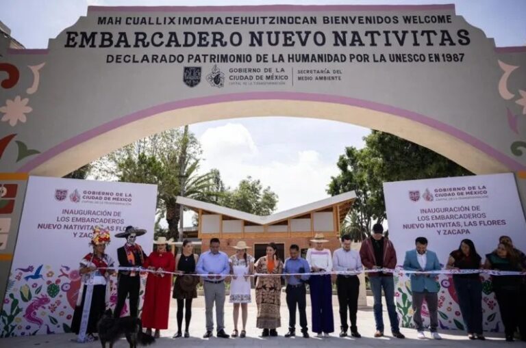Con una inversión de 84 mdp, renuevan embarcaderos en Xochimilco para fortalecer el turismo