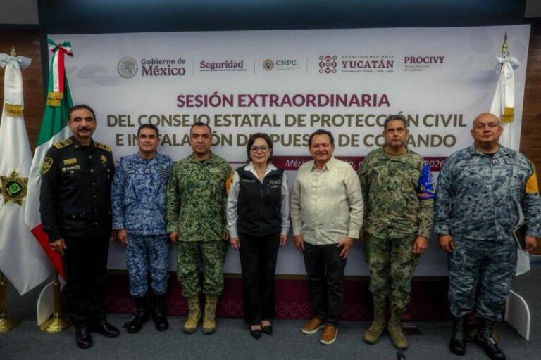 Yucatán refuerza capacidad de respuesta para proteger a las familias ante ciclones tropicales