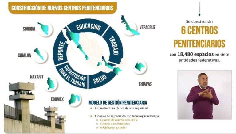 Nuevas cárceles en el país con tecnología de punta, anunció gobierno mexicano / Por Diana Domínguez Galván