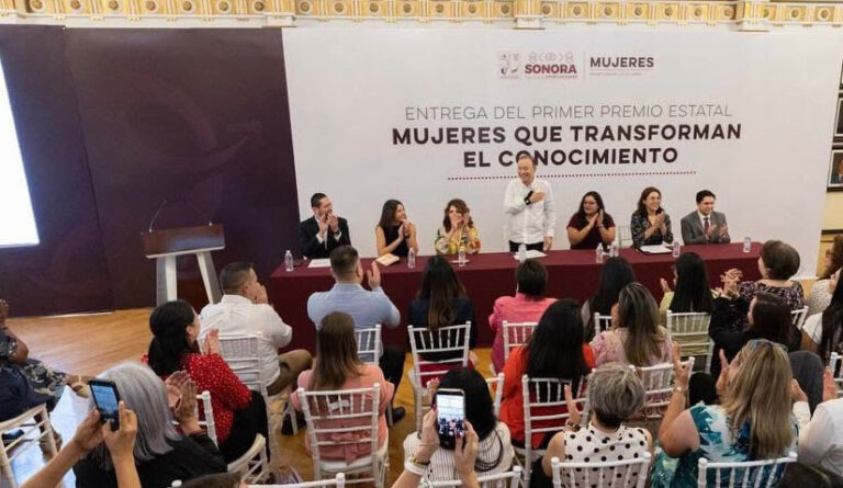 Premia gobierno de Sonora a mujeres investigadoras sonorenses por su aportación a la transformación social